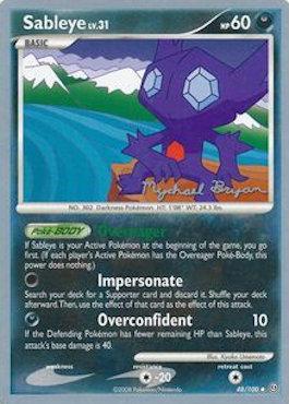 Sableye LV.31 (48/100) (Happy Luck - Mychael Bryan) [World Championships 2010] | Silver Goblin