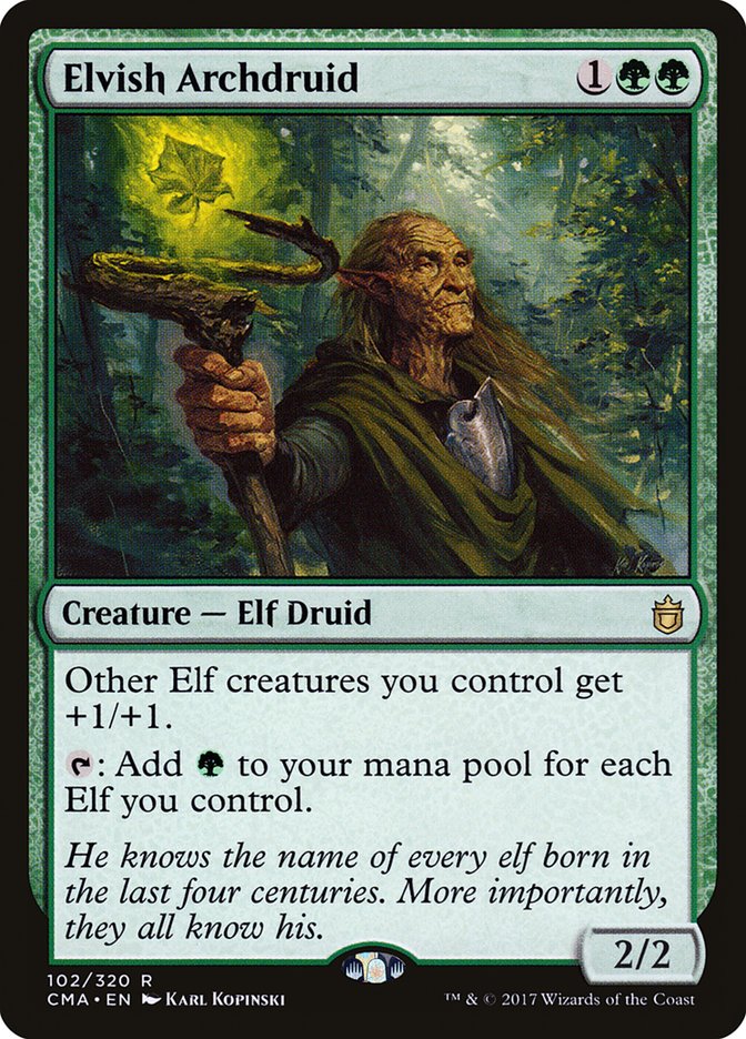 Elvish Archdruid [Commander Anthology] | Silver Goblin