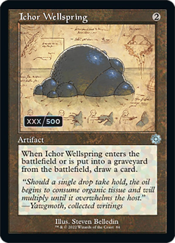 Ichor Wellspring (Retro Schematic) (Serialized) [The Brothers' War Retro Artifacts] | Silver Goblin