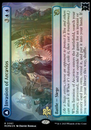 Invasion of Arcavios // Invocation of the Founders [March of the Machine Prerelease Promos] | Silver Goblin