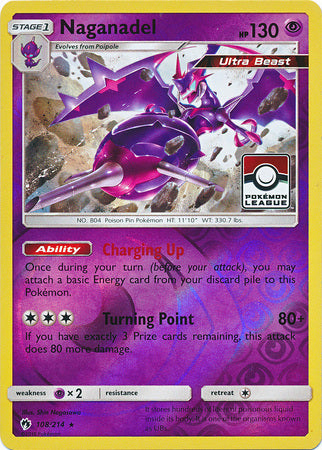 Naganadel (108/214) (League Promo) [Sun & Moon: Lost Thunder] | Silver Goblin