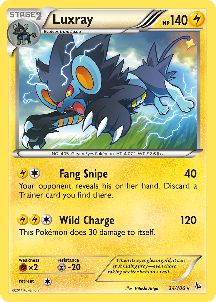 Luxray (34/106) [XY: Flashfire] | Silver Goblin