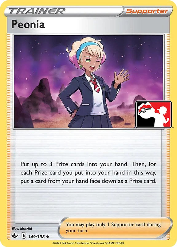 Peonia (149/198) [Prize Pack Series One] | Silver Goblin