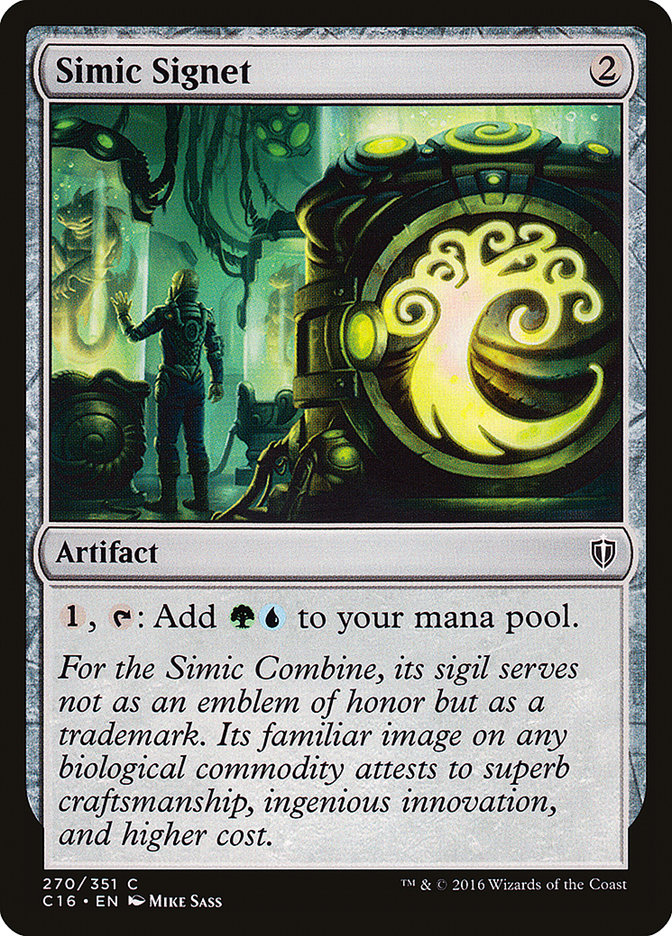 Simic Signet [Commander 2016] | Silver Goblin