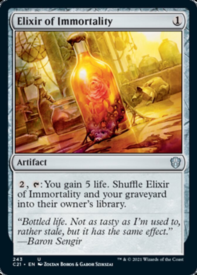 Elixir of Immortality [Commander 2021] | Silver Goblin