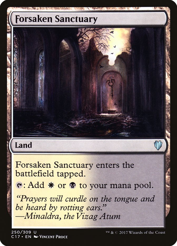 Forsaken Sanctuary [Commander 2017] | Silver Goblin