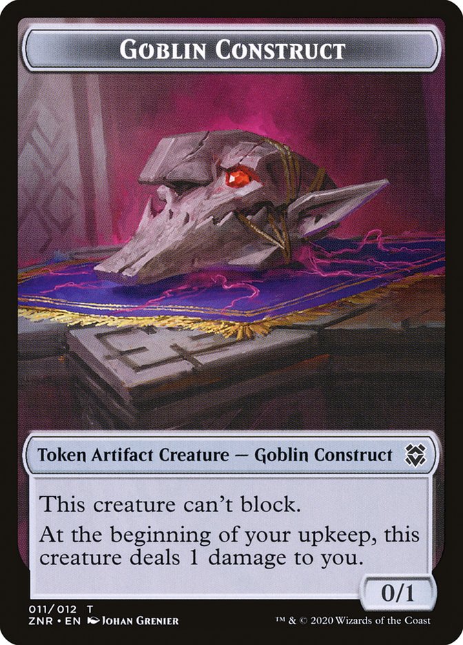 Goblin Construct Token [Zendikar Rising Tokens] | Silver Goblin