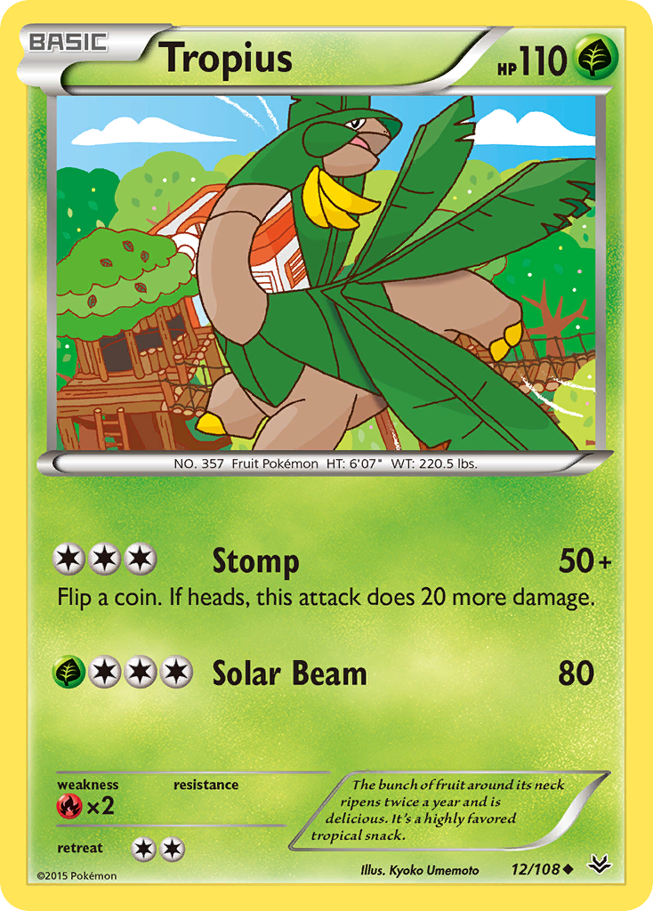 Tropius (12/108) [XY: Roaring Skies] | Silver Goblin