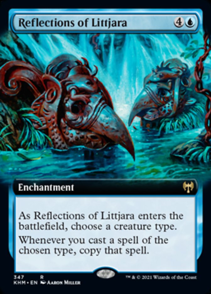Reflections of Littjara (Extended Art) [Kaldheim] | Silver Goblin