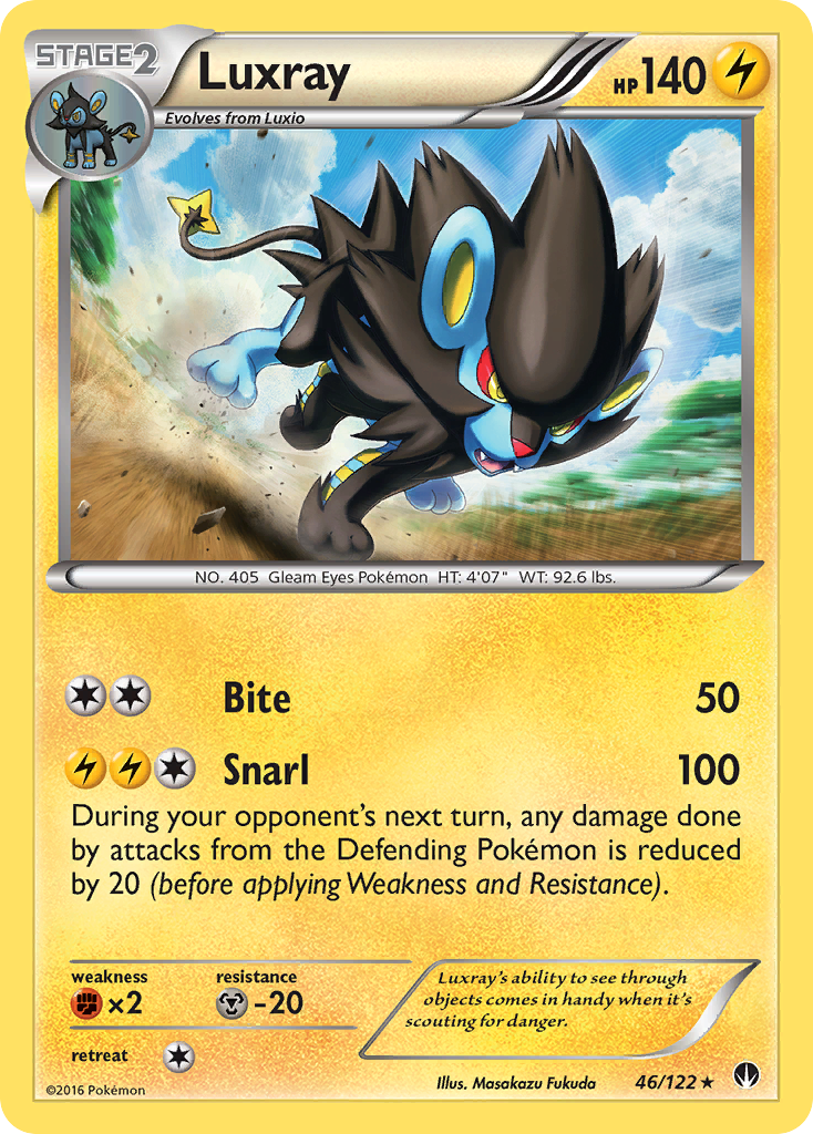 Luxray (46/122) [XY: BREAKpoint] | Silver Goblin