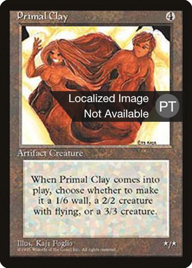 Primal Clay [Fourth Edition (Foreign Black Border)] | Silver Goblin