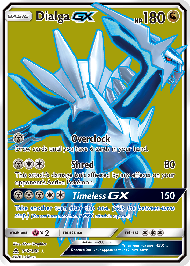 Dialga GX (146/156) [Sun & Moon: Ultra Prism] | Silver Goblin