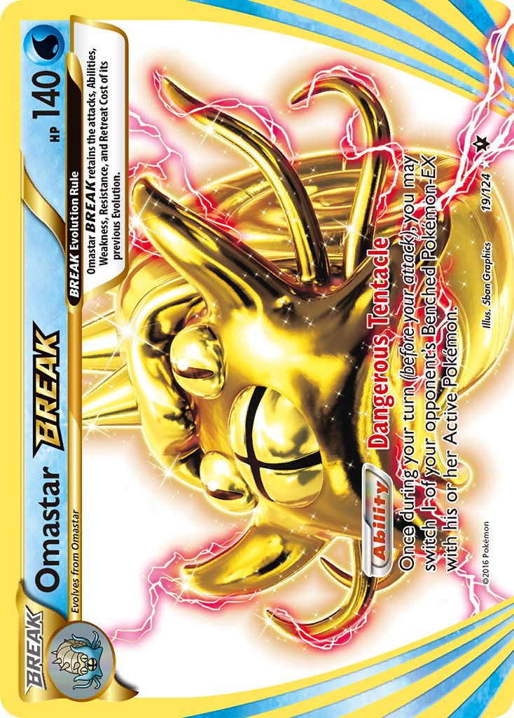 Omastar BREAK (19/124) [XY: Fates Collide] | Silver Goblin