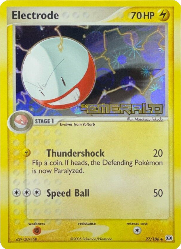 Electrode (27/106) (Stamped) [EX: Emerald] | Silver Goblin