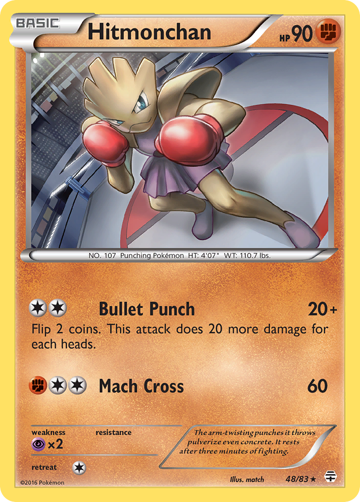 Hitmonchan (48/83) [XY: Generations] | Silver Goblin