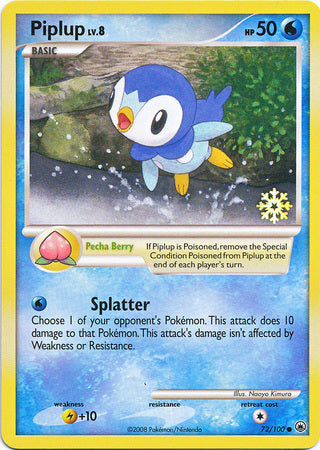 Piplup (72/100) [Countdown Calendar Promos] | Silver Goblin