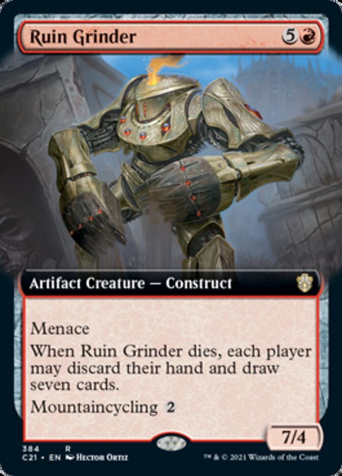 Ruin Grinder (Extended Art) [Commander 2021] | Silver Goblin