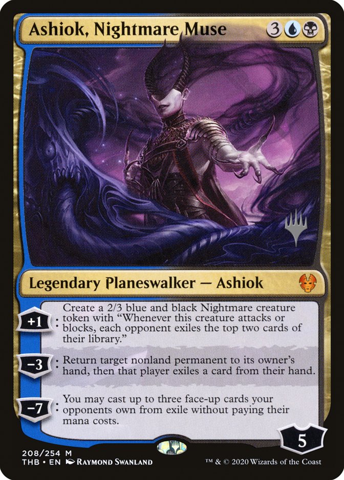 Ashiok, Nightmare Muse (Promo Pack) [Theros Beyond Death Promos] | Silver Goblin