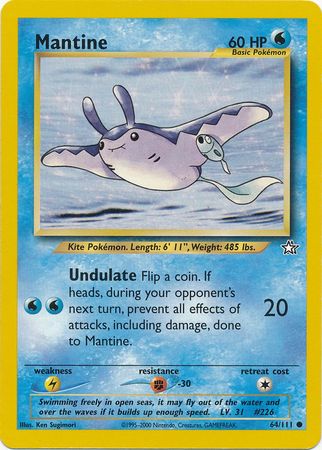 Mantine (64/111) [Neo Genesis Unlimited] | Silver Goblin