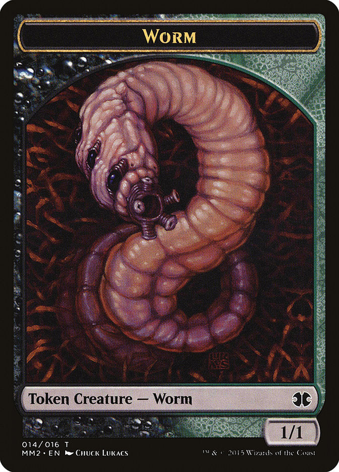 Worm Token [Modern Masters 2015 Tokens] | Silver Goblin
