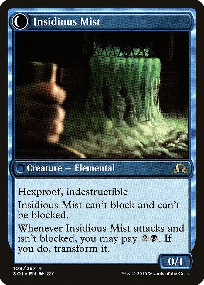 Elusive Tormentor // Insidious Mist (108s) Foil - Shadows over Innistrad Promos