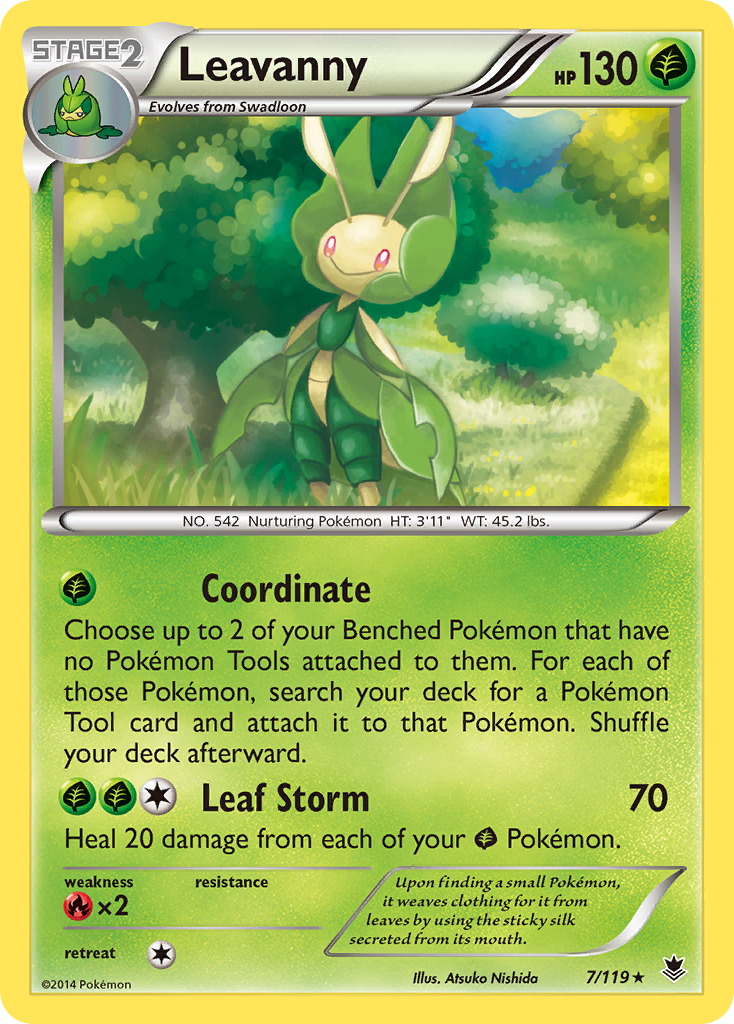 Leavanny (7/119) [XY: Phantom Forces] | Silver Goblin