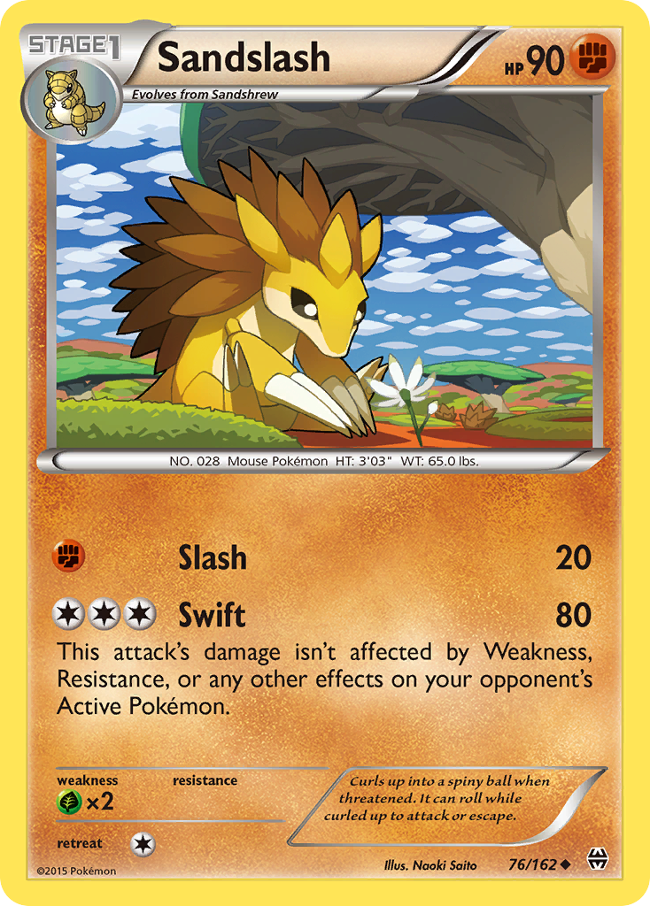 Sandslash (76/162) [XY: BREAKthrough] | Silver Goblin