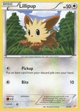 Lillipup (27/30) [Black & White: Trainer Kit - Excadrill] | Silver Goblin