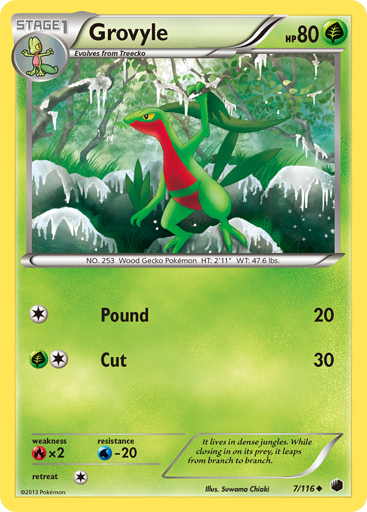 Grovyle (7/116) [Black & White: Plasma Freeze] | Silver Goblin