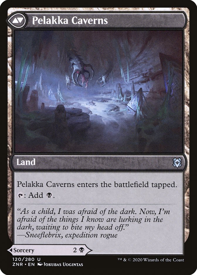 Pelakka Predation // Pelakka Caverns [Zendikar Rising] | Silver Goblin