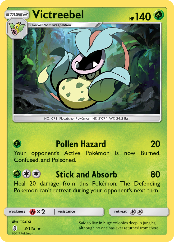 Victreebel (3/145) [Sun & Moon: Guardians Rising] | Silver Goblin