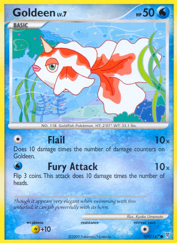 Goldeen (107/147) [Platinum: Supreme Victors] | Silver Goblin