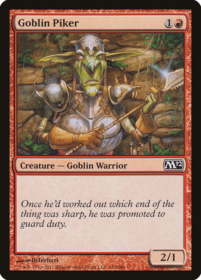 Goblin Piker [Magic 2012] | Silver Goblin