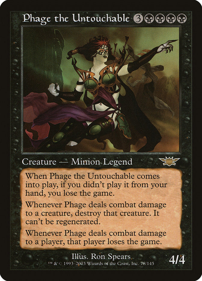 Phage the Untouchable [Legions] | Silver Goblin