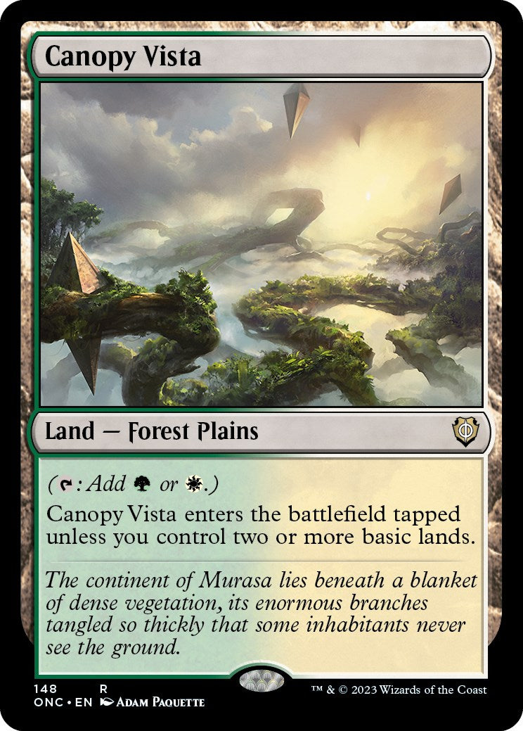 Canopy Vista [Phyrexia: All Will Be One Commander] | Silver Goblin