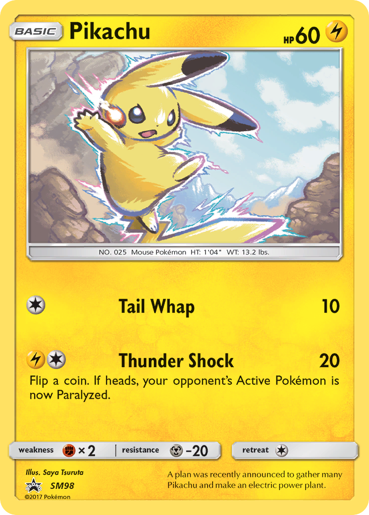 Pikachu (SM98) [Sun & Moon: Black Star Promos] | Silver Goblin