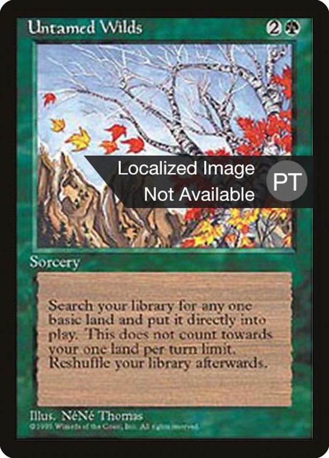 Untamed Wilds [Fourth Edition (Foreign Black Border)] | Silver Goblin