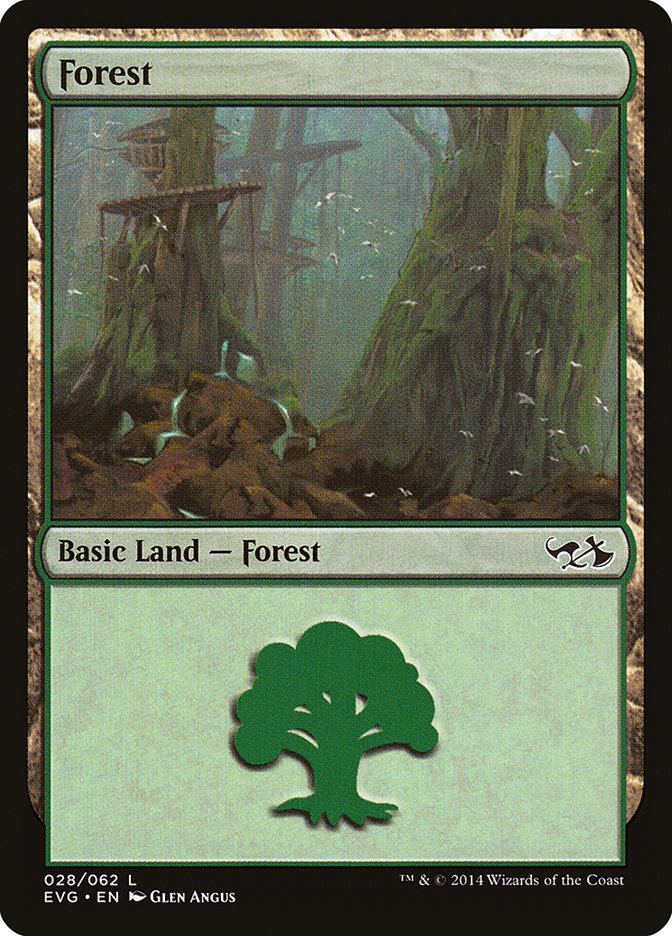 Forest (28) (Elves vs. Goblins) [Duel Decks Anthology] | Silver Goblin