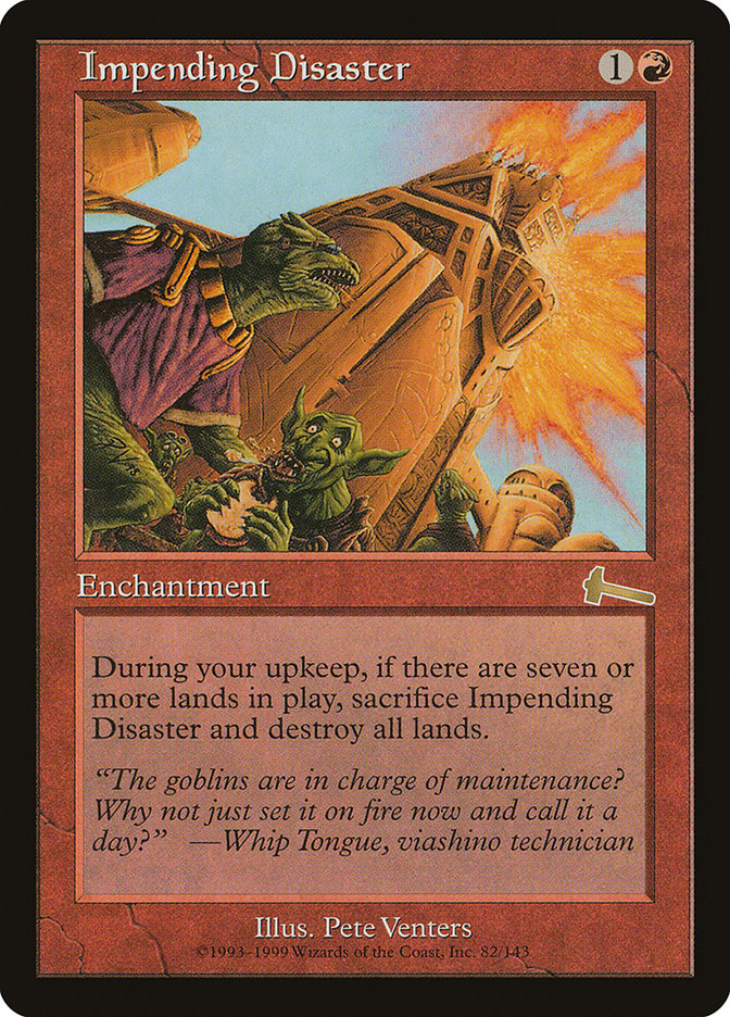 Impending Disaster [Urza's Legacy] | Silver Goblin