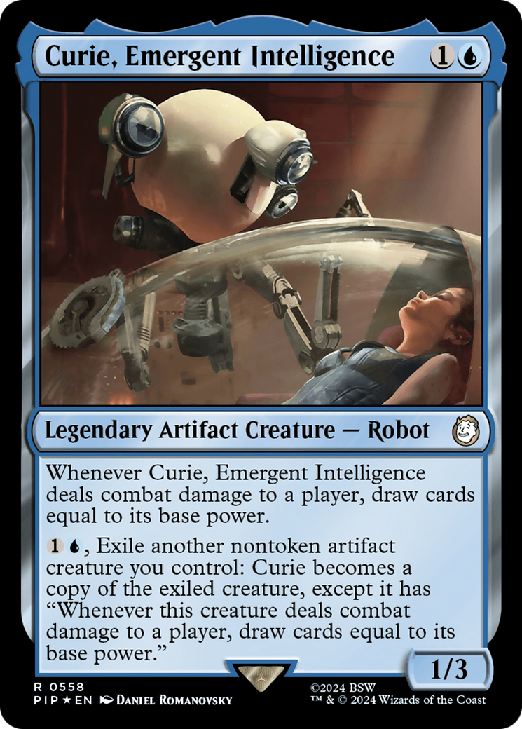 Curie, Emergent Intelligence (Surge Foil) [Fallout] | Silver Goblin