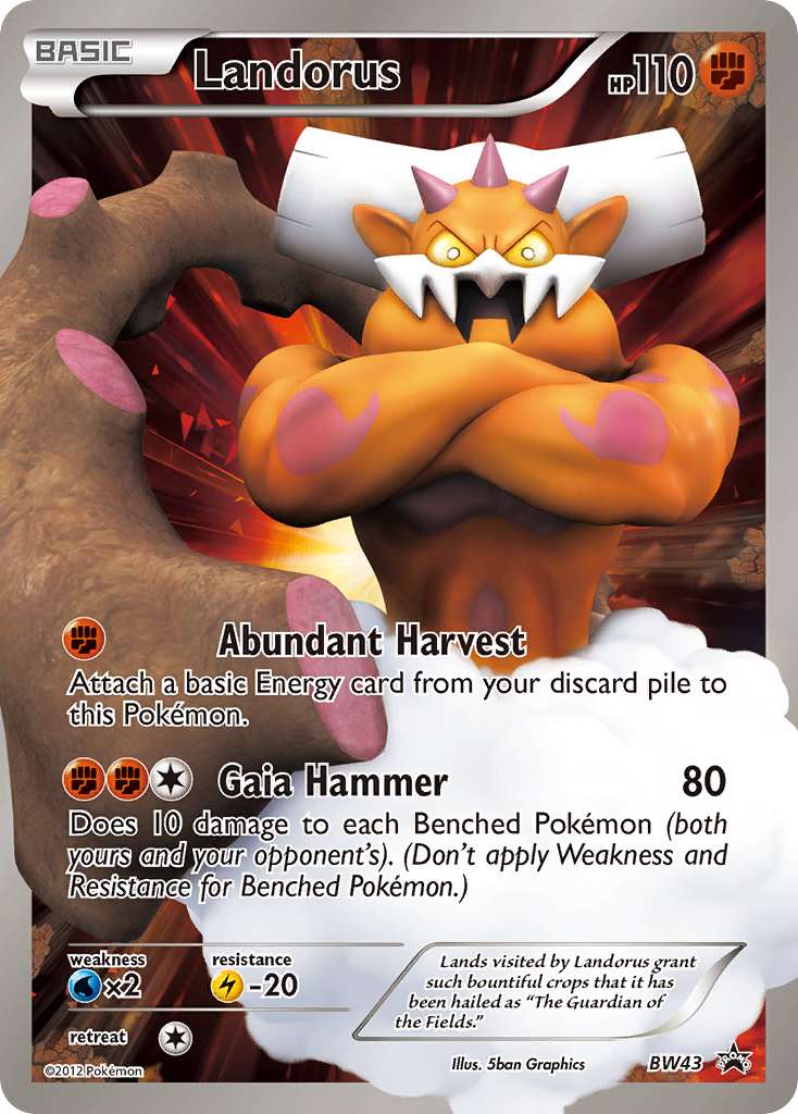 Landorus (BW43) [Black & White: Black Star Promos] | Silver Goblin