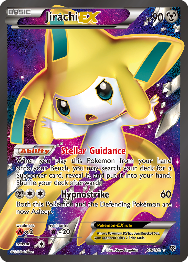 Jirachi EX (98/101) [Black & White: Plasma Blast] | Silver Goblin