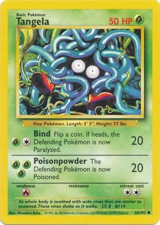 Tangela (66/102) [Base Set Unlimited] | Silver Goblin