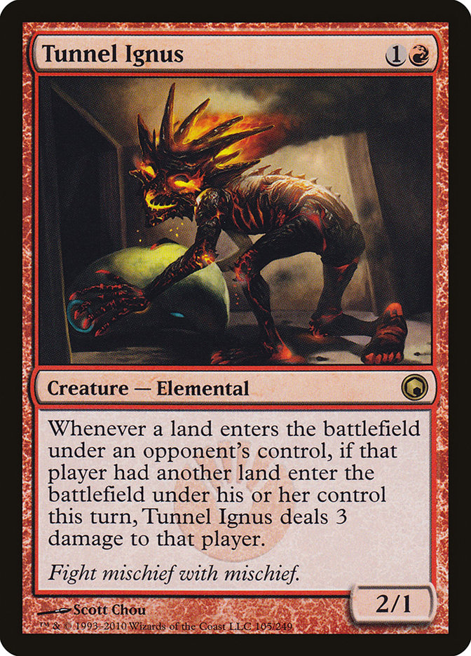 Tunnel Ignus [Scars of Mirrodin] | Silver Goblin