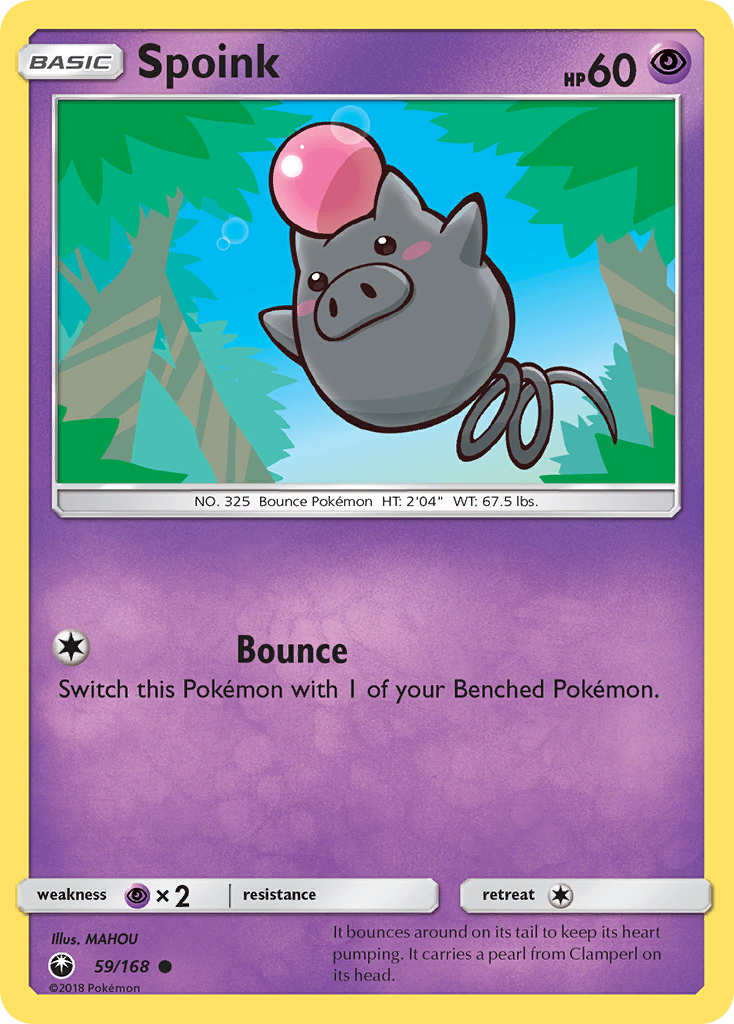 Spoink (59/168) [Sun & Moon: Celestial Storm] | Silver Goblin