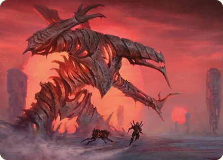 Red Sun's Zenith Art Card [Phyrexia: All Will Be One Art Series] | Silver Goblin