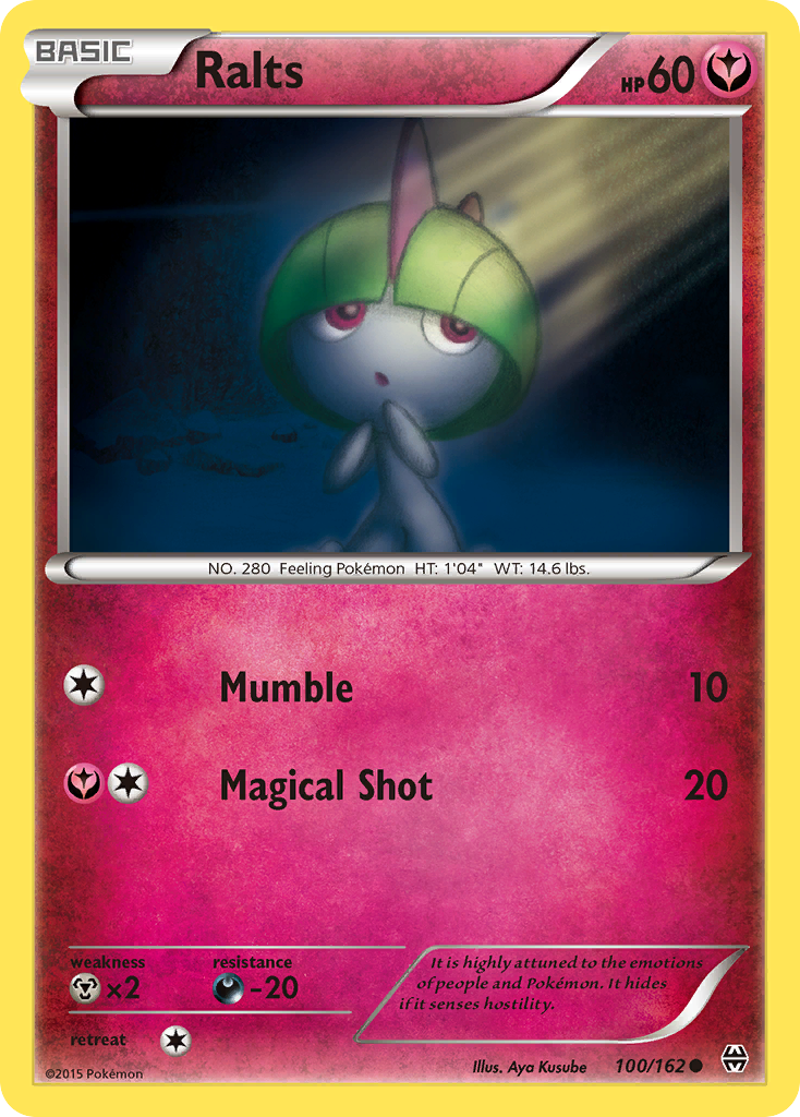 Ralts (100/162) [XY: BREAKthrough] | Silver Goblin