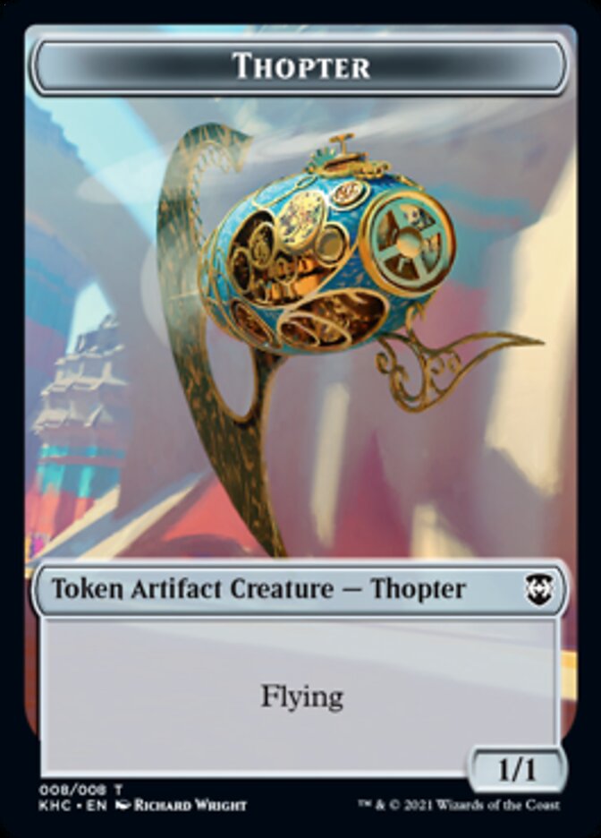 Thopter Token [Kaldheim Commander Tokens] | Silver Goblin
