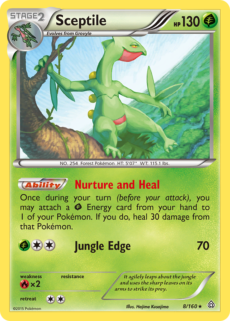 Sceptile (8/160) [XY: Primal Clash] | Silver Goblin