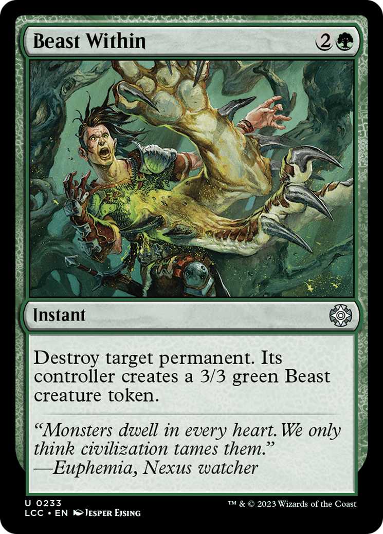 Beast Within [The Lost Caverns of Ixalan Commander] | Silver Goblin